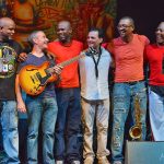 Franck Rochard, guitariste, Wilfried Bedacier, Agou, Guy Marc Vadeleux, Rico Sax, Frederic Caracas.