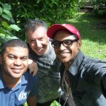 Franck Rochard, guitariste, Rafael Paseiro, Guillaume Bernard.